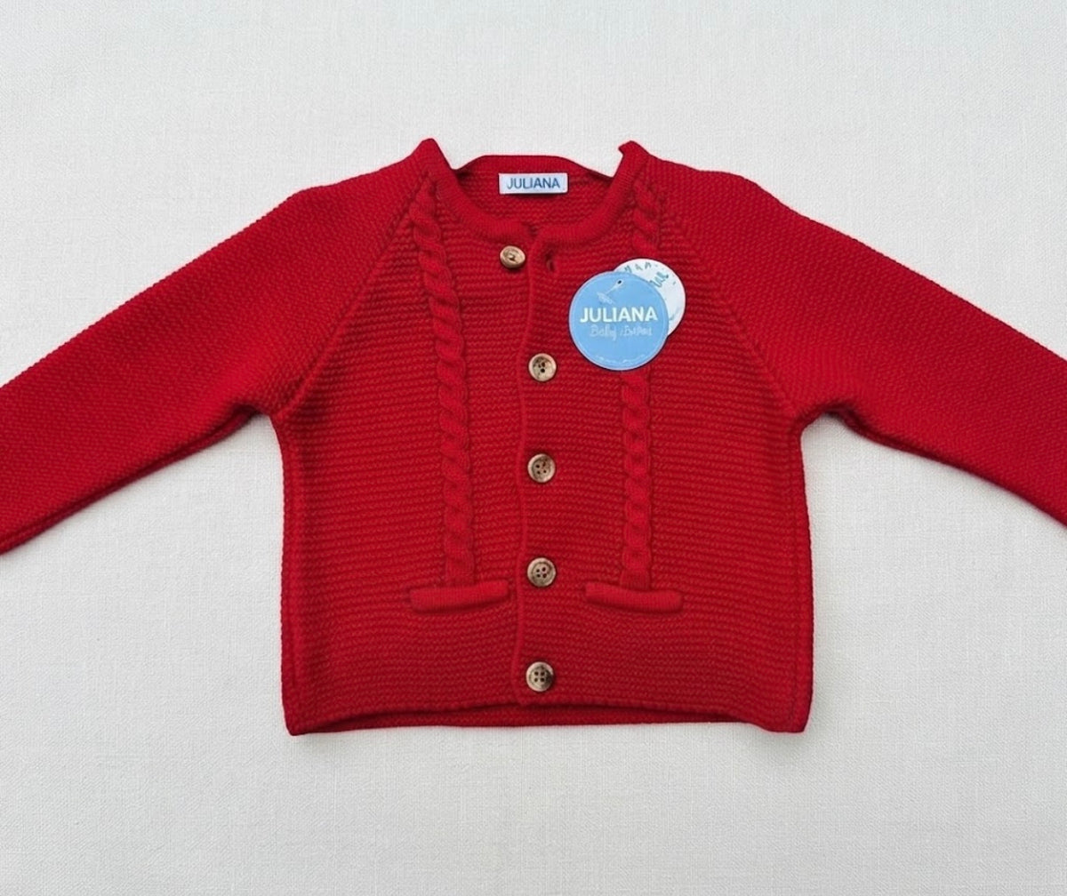 CHAQUETA 2 BOLSILLOS ROJO