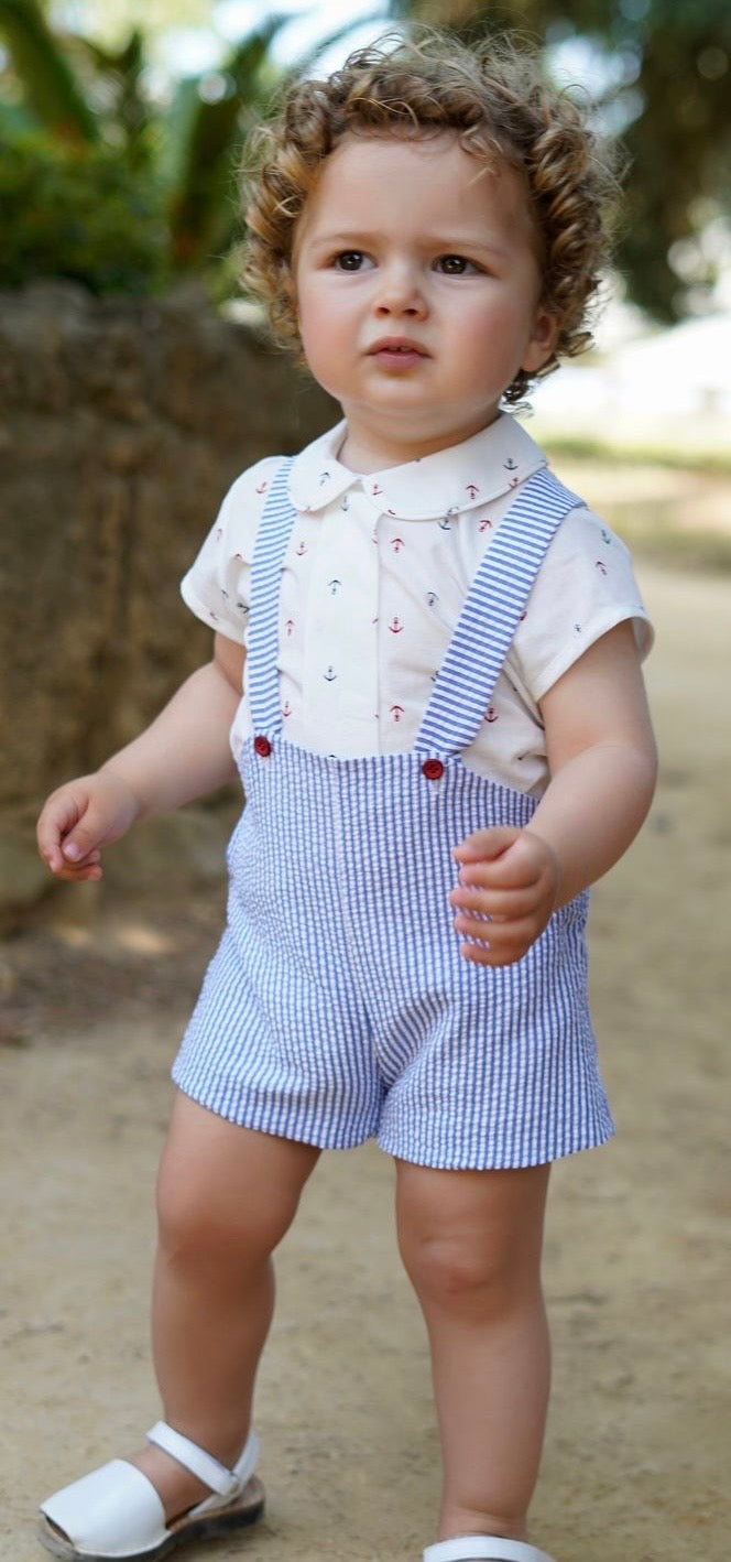 CONJUNTO CAMISA Y PETO ANCLAS
