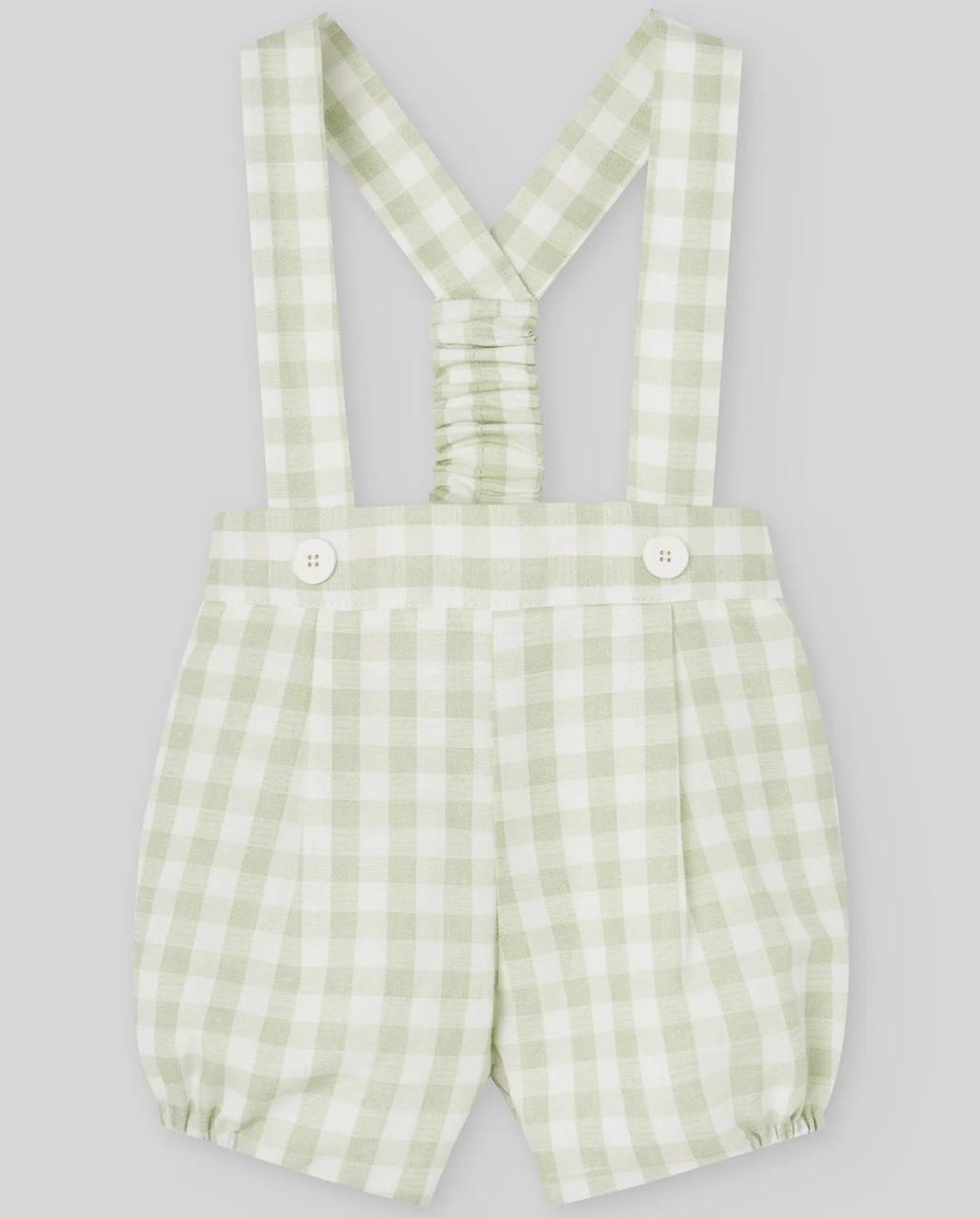 CONJUNTO SHORT CUADROS NIÑO