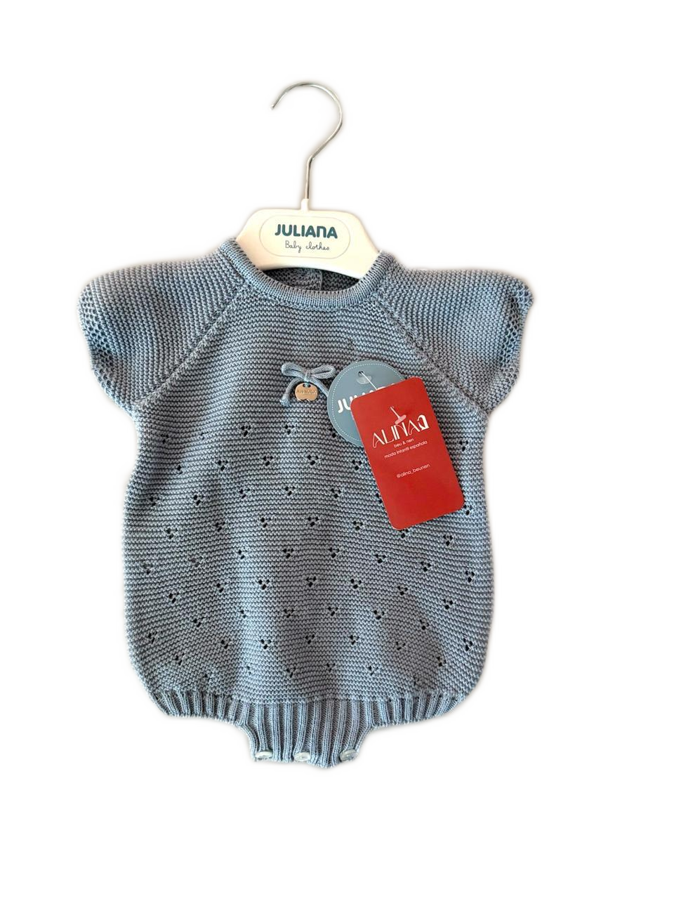 PELELE PUNTO CALADO LAZO CIELO