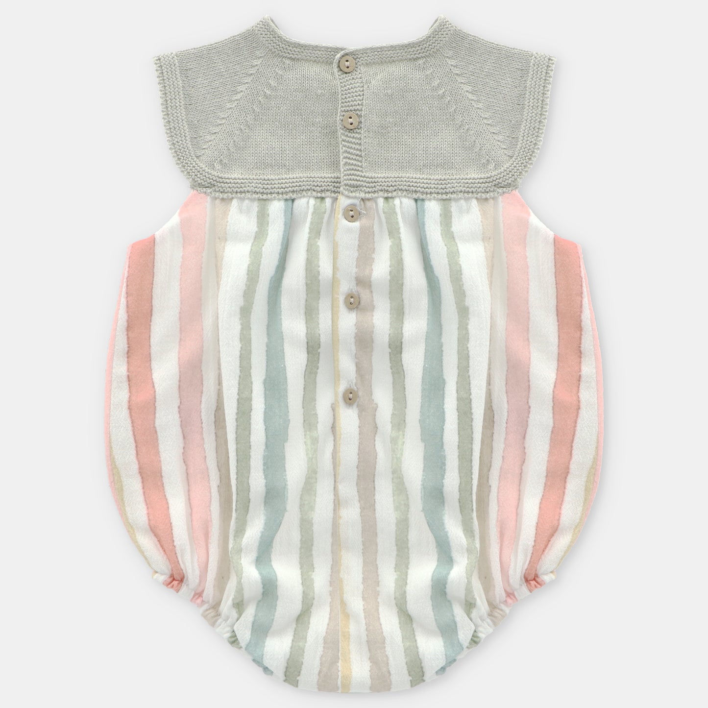 PELELE PUNTO Y TELA SALVE Verde tila