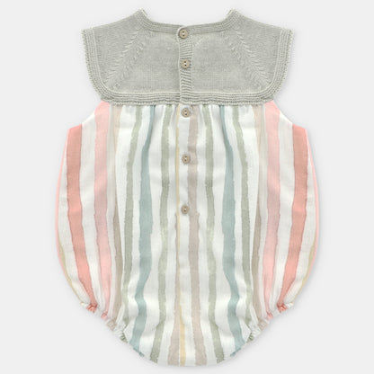 PELELE PUNTO Y TELA SALVE Verde tila