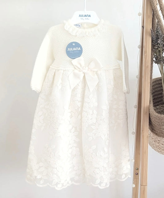 FALDON ENCAJE CUERPO  BLANCO