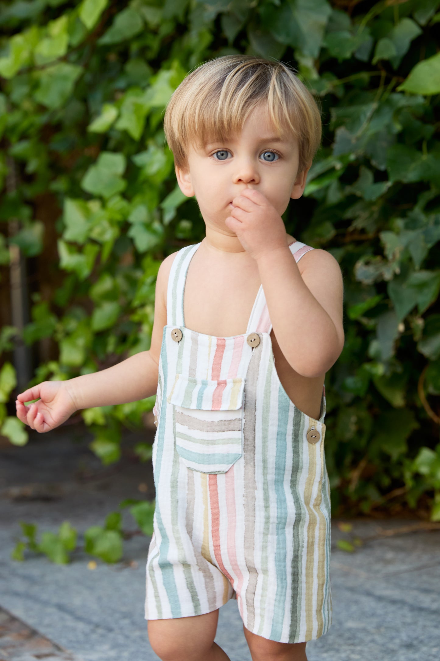 PETO TELA NIÑO SALVE Verde tila