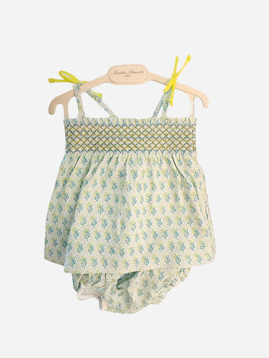 CONJ. (BL, BR) BAÑO NIÑA CORALINA VERDE