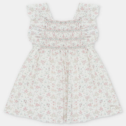 VESTIDO TELA PUNTO SMOCK NIÑA
