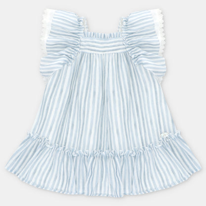 VESTIDO TELA VOILE RAYA NIÑA