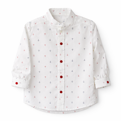 CONJUNTO CAMISA Y SHORT ANCLAS NIÑO