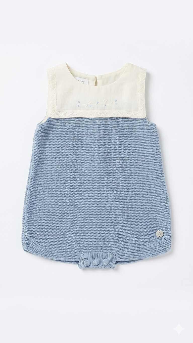RANITA PUNTO NIÑO AZUL