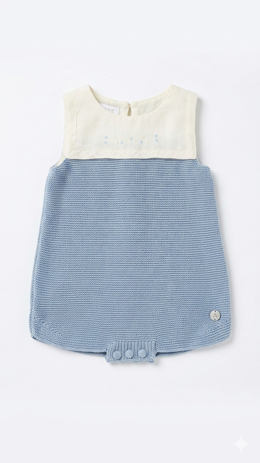 RANITA PUNTO NIÑO AZUL