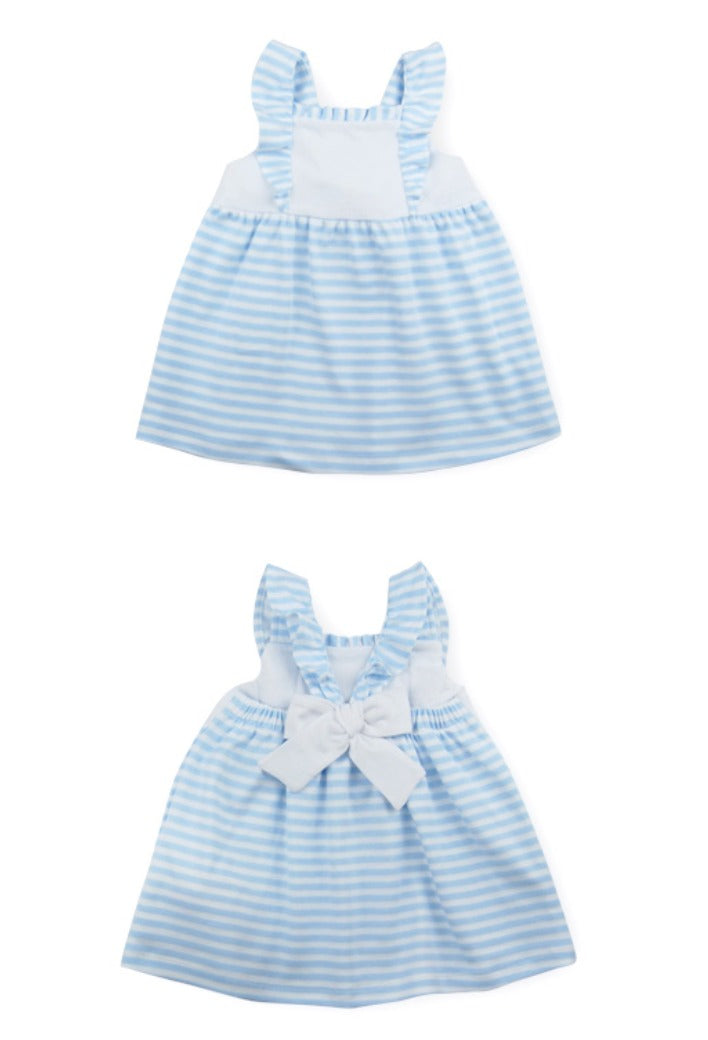 VESTIDO FAM. CLAUDIA  CELESTE