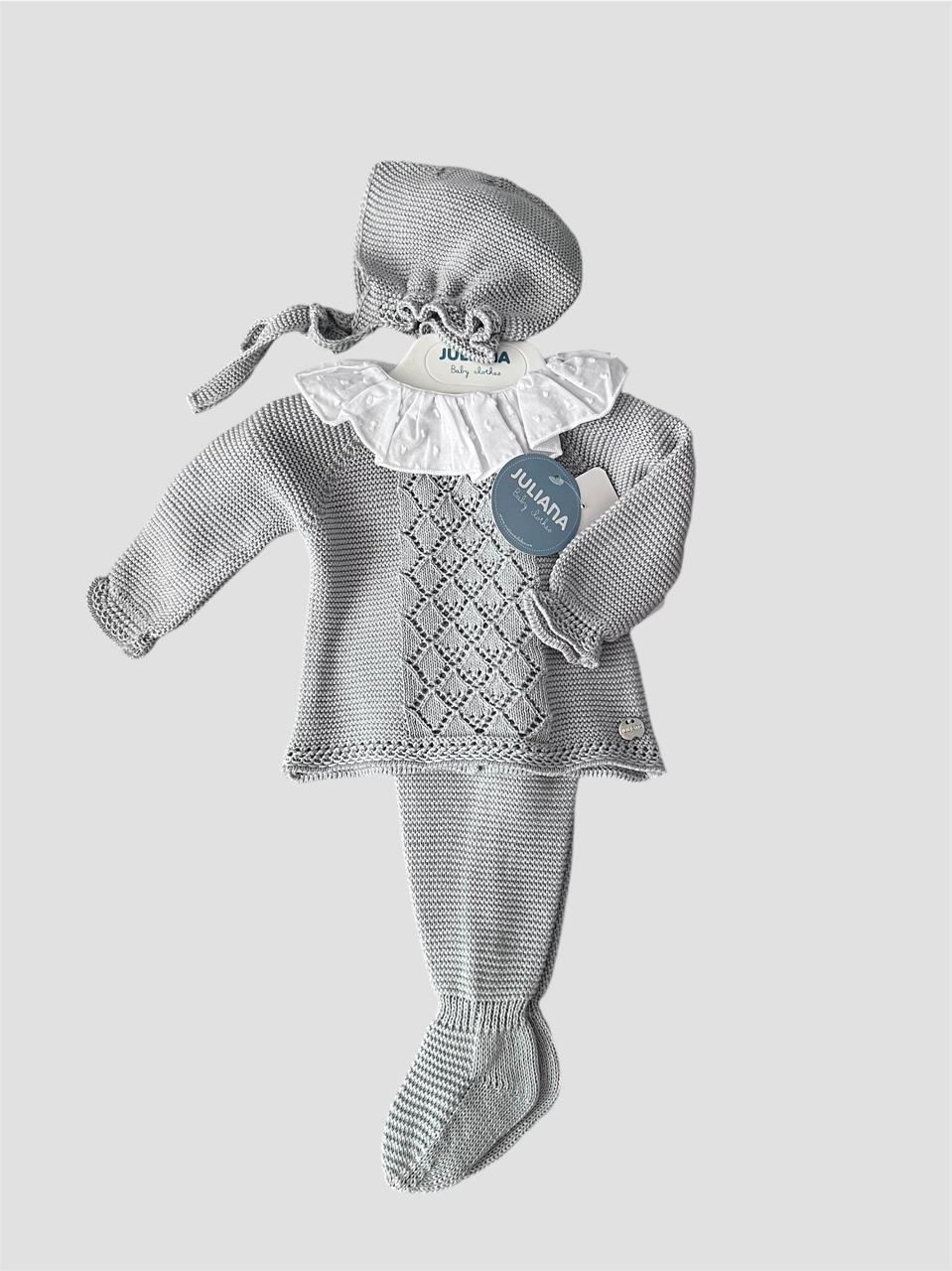 CONJUNTO 3.P TACHON CALADO PERLA