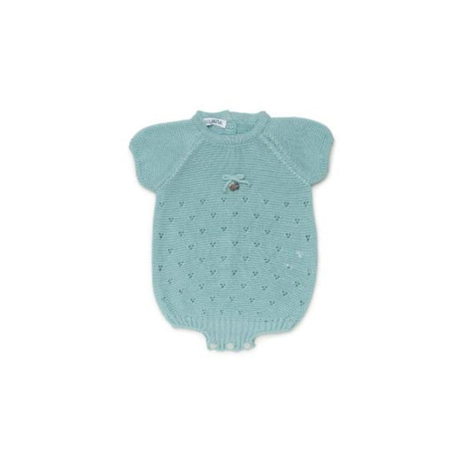 PELELE PUNTO CALADO LAZO VERDE AGUA