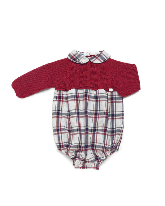 PELELE CUERPO PUNTO CUADROS CUELLO RIOJA