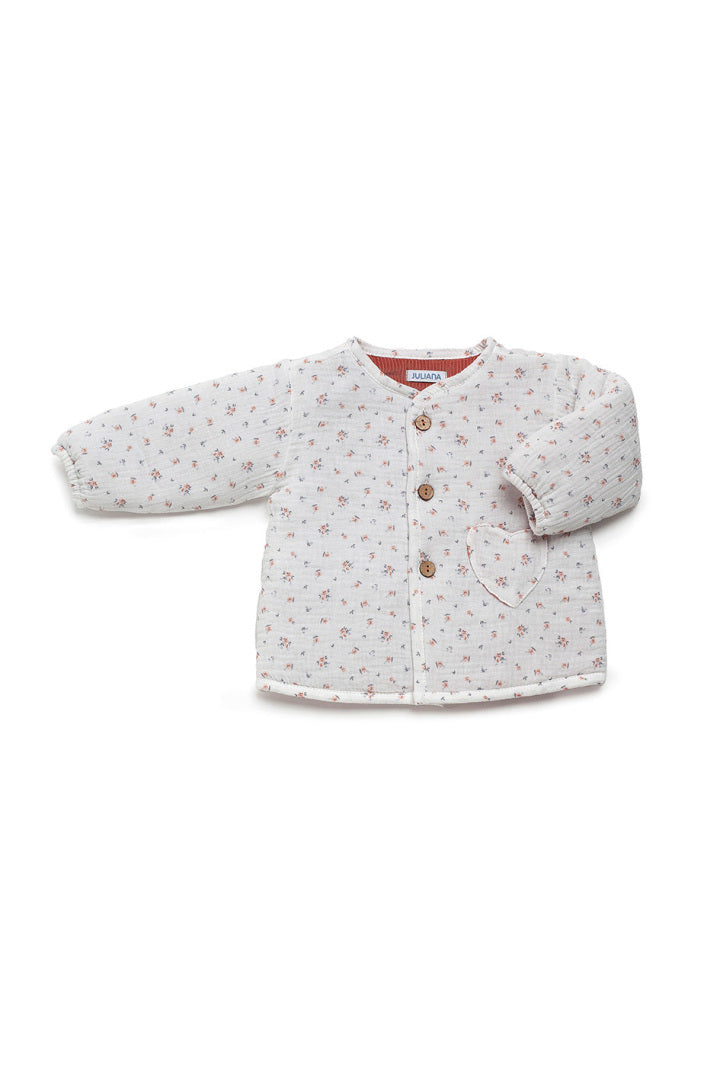 CHAQUETA FLORECITAS SALMON