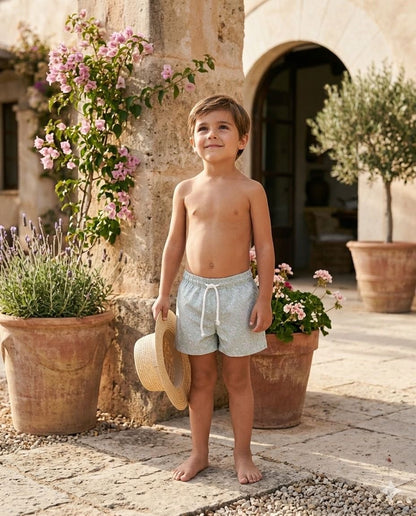 BAÑADOR NIÑO VERDE