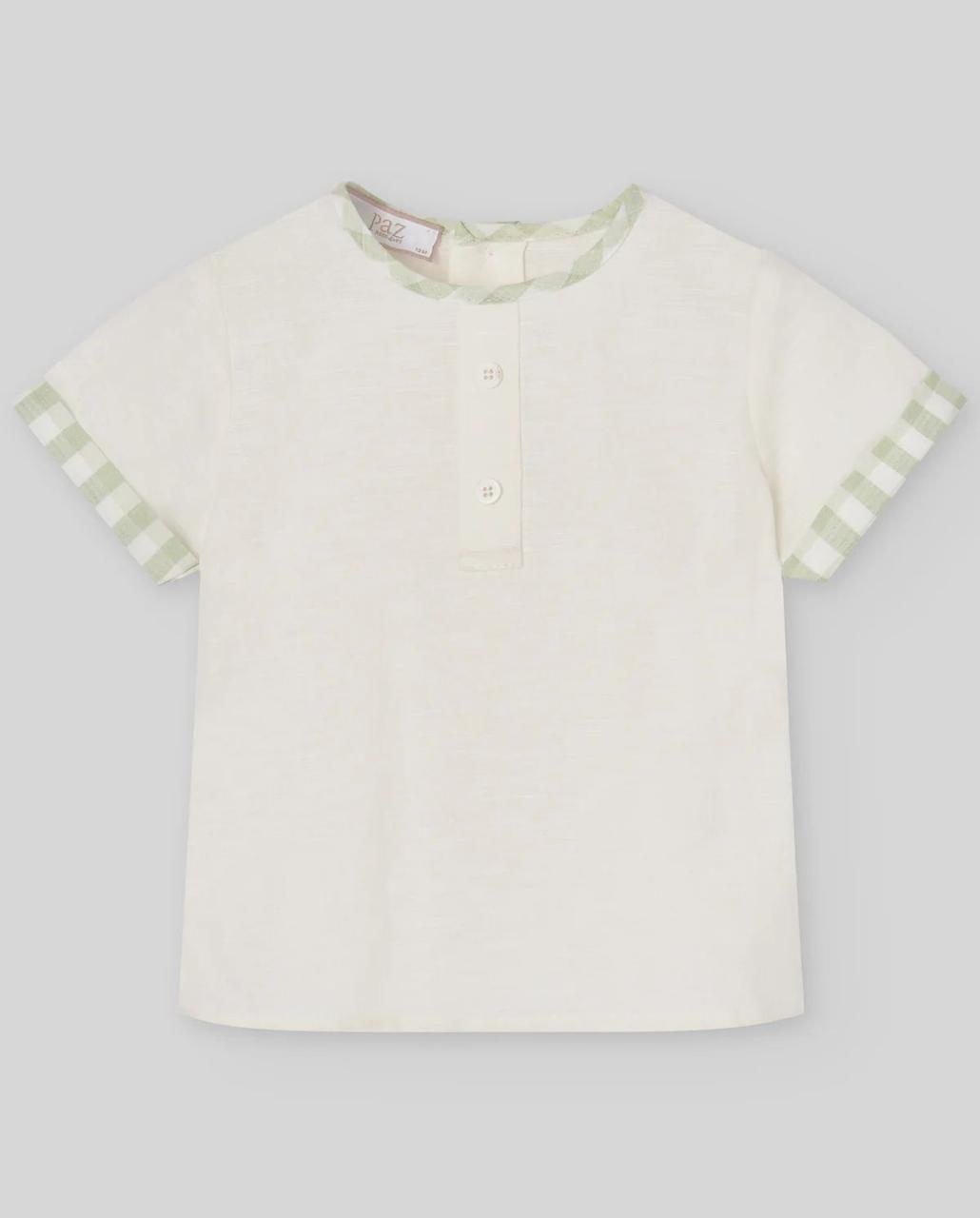 CONJUNTO SHORT CUADROS NIÑO