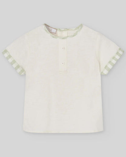 CONJUNTO SHORT CUADROS NIÑO