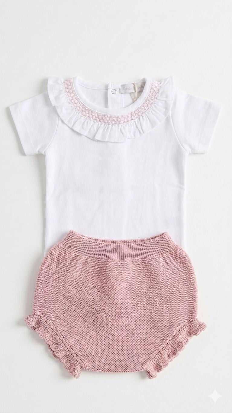 CONJ. BODY INTERLOCK NIÑA COTTON CLOUD