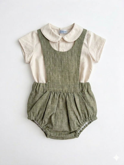 PELELE Y CAMISA  NIÑO VERDE