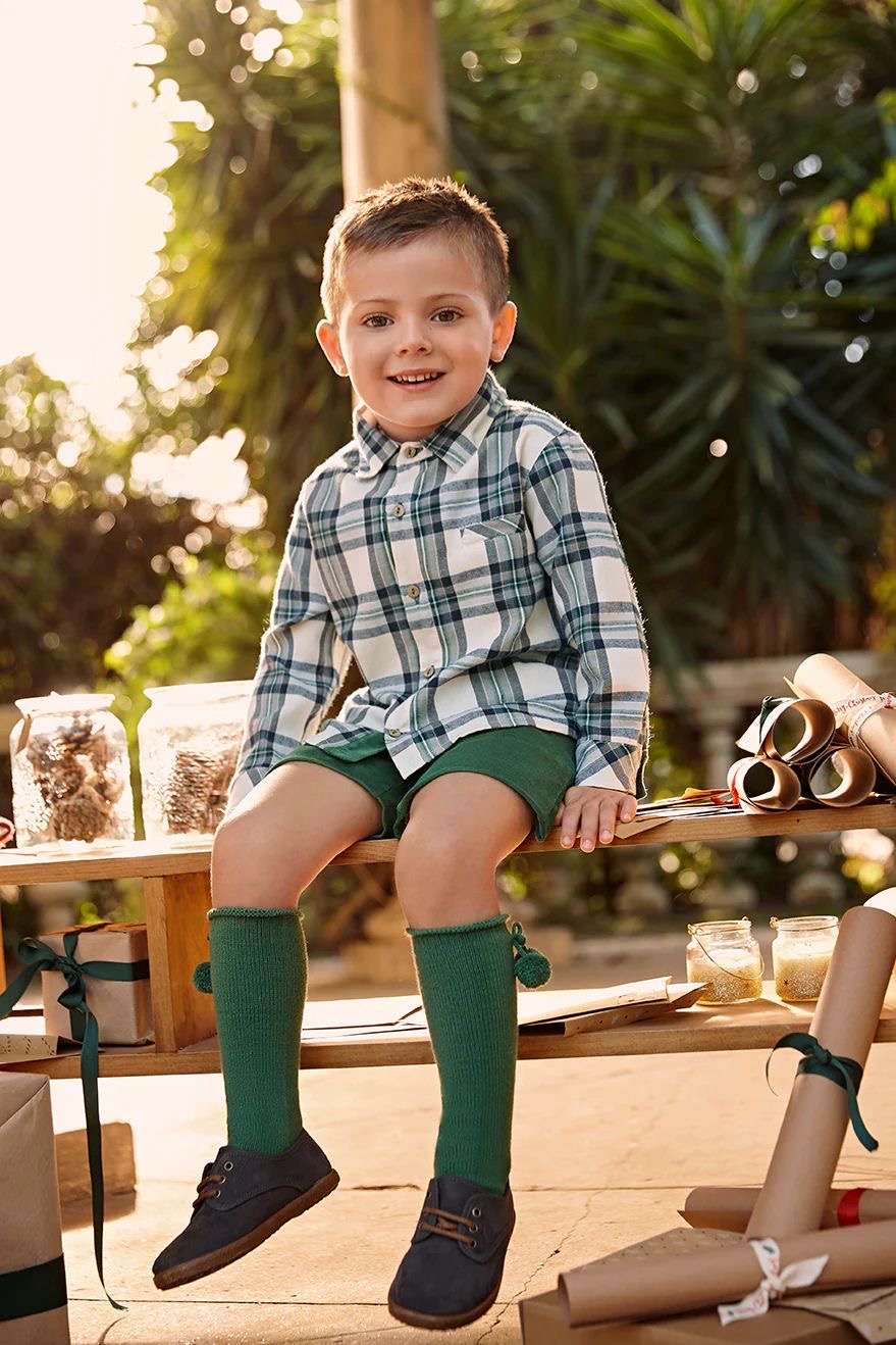 CONJUNTO NIÑO VERDE MUSGO
