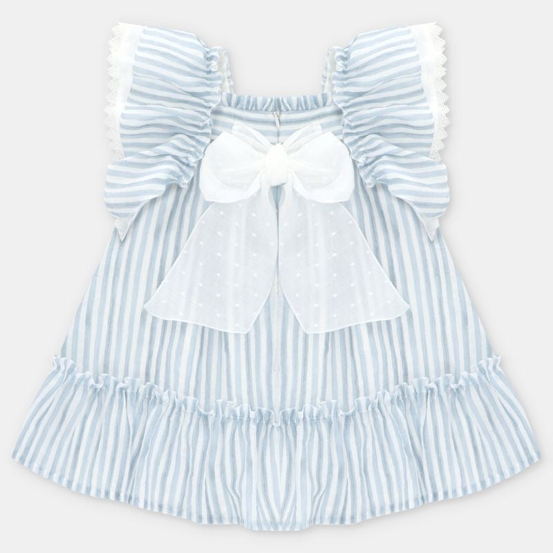 VESTIDO TELA VOILE RAYA NIÑA
