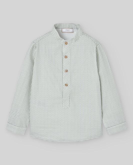 CAMISA NIÑO CUADROS LUMBRE