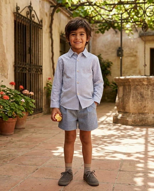 CONJUNTO CAMISA Y PANTALON CORTO PONTE