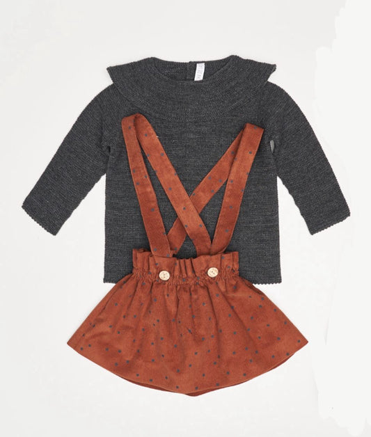 CONJUNTO SUETER VOLANTE MARENGO