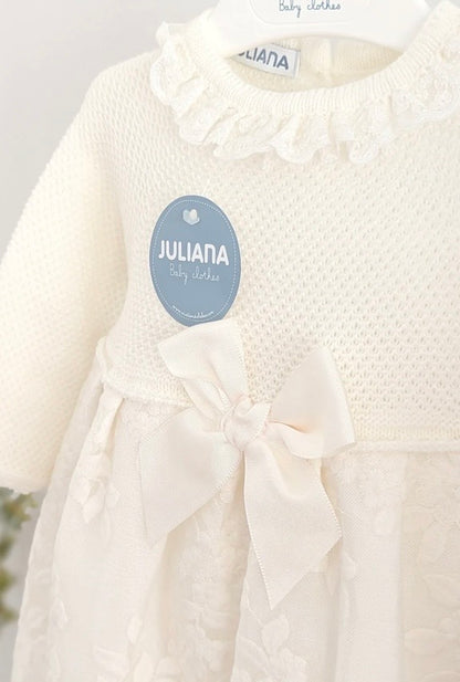 FALDON ENCAJE CUERPO  BLANCO