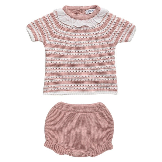 CONJUNTO BRAGA ROSA EMPOLVADO