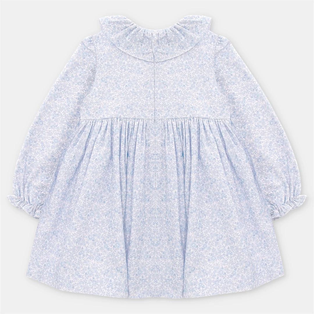 VESTIDO TELA NIÑA LEEDS AZUL NOCHE