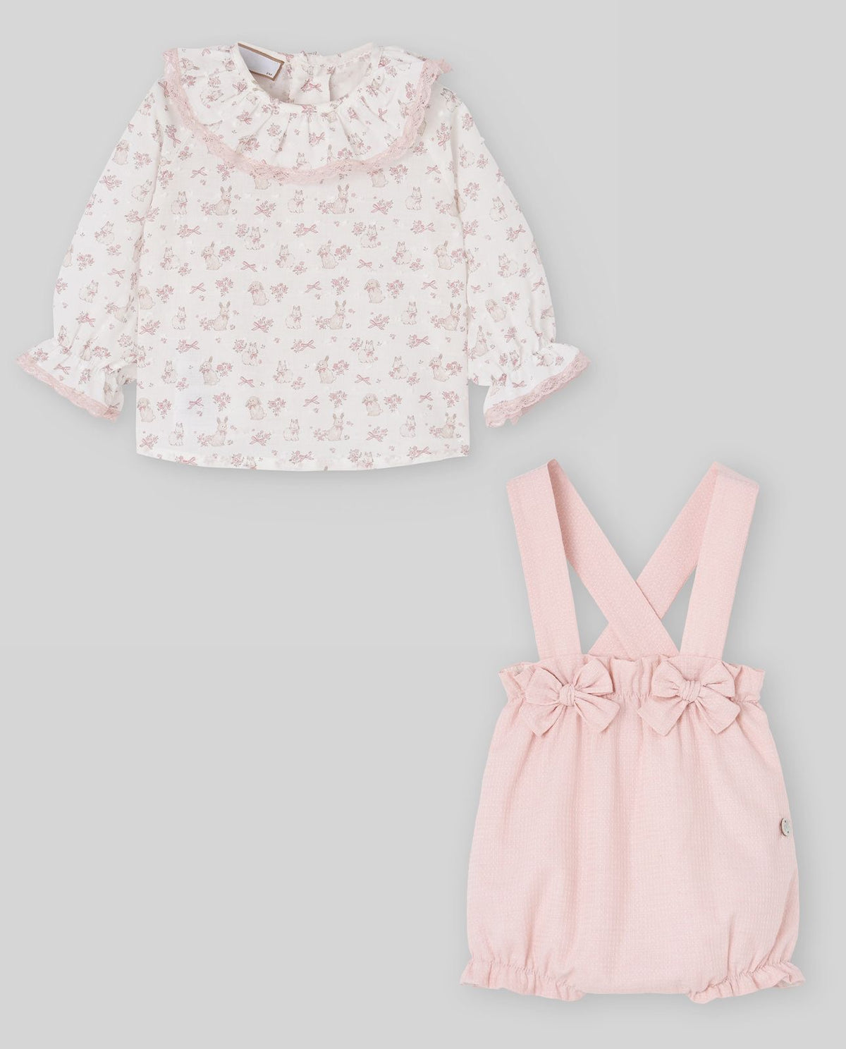 CONJ BLUSA PLUMETI Y BOMBACHO NIÑA