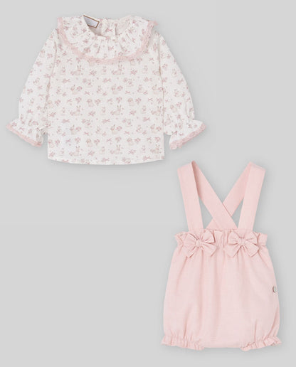 CONJ BLUSA PLUMETI Y BOMBACHO NIÑA