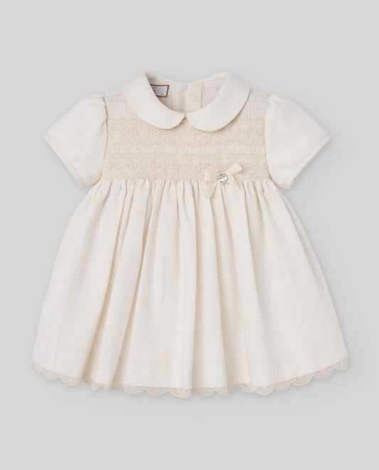 VESTIDO CEREMONIA LUA CRUDO