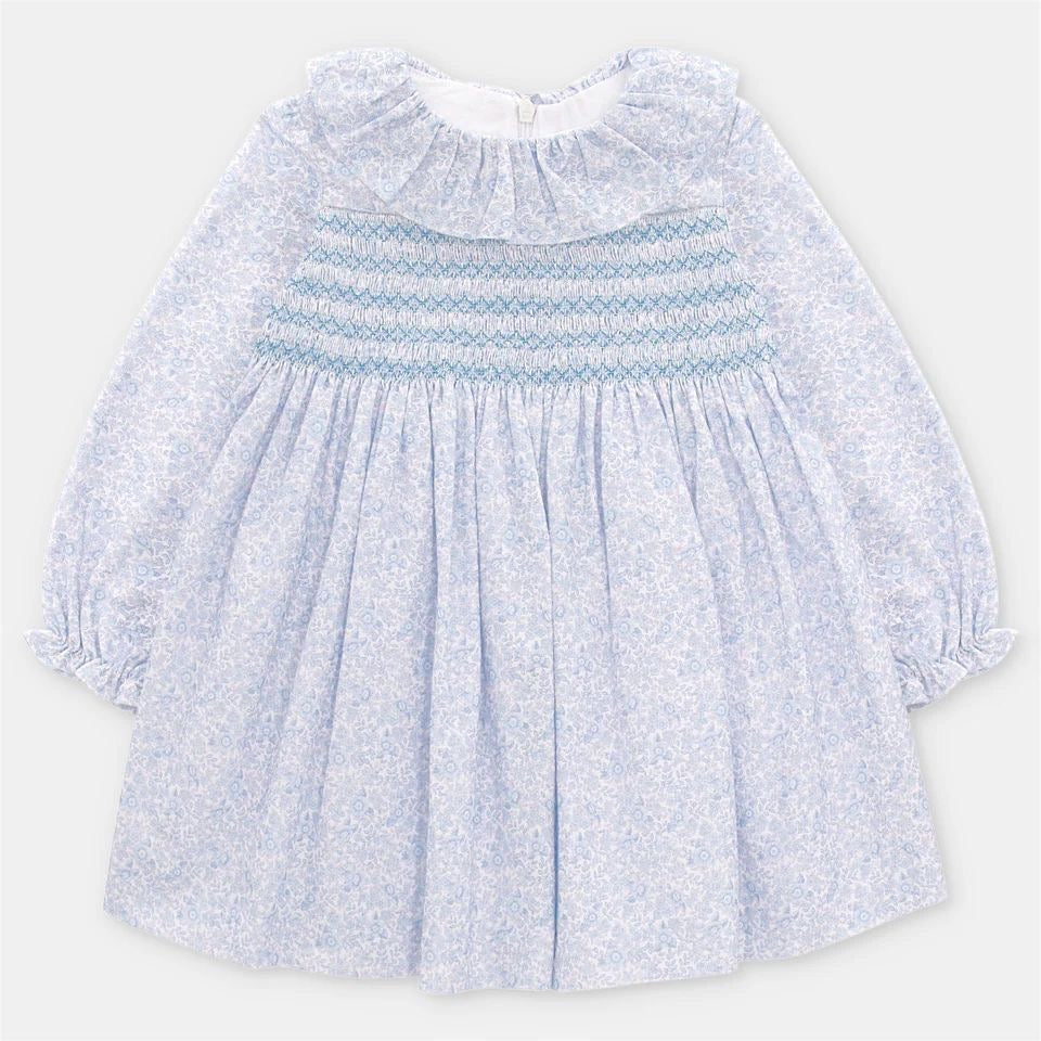 VESTIDO TELA NIÑA LEEDS AZUL NOCHE