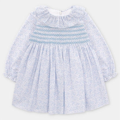 VESTIDO TELA NIÑA LEEDS AZUL NOCHE