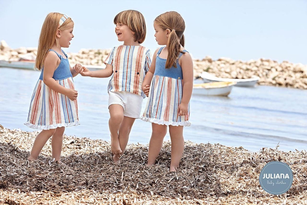 CONJUNTO CAMISA NIÑO BOLSILLO CANGURO AZUL NIZA