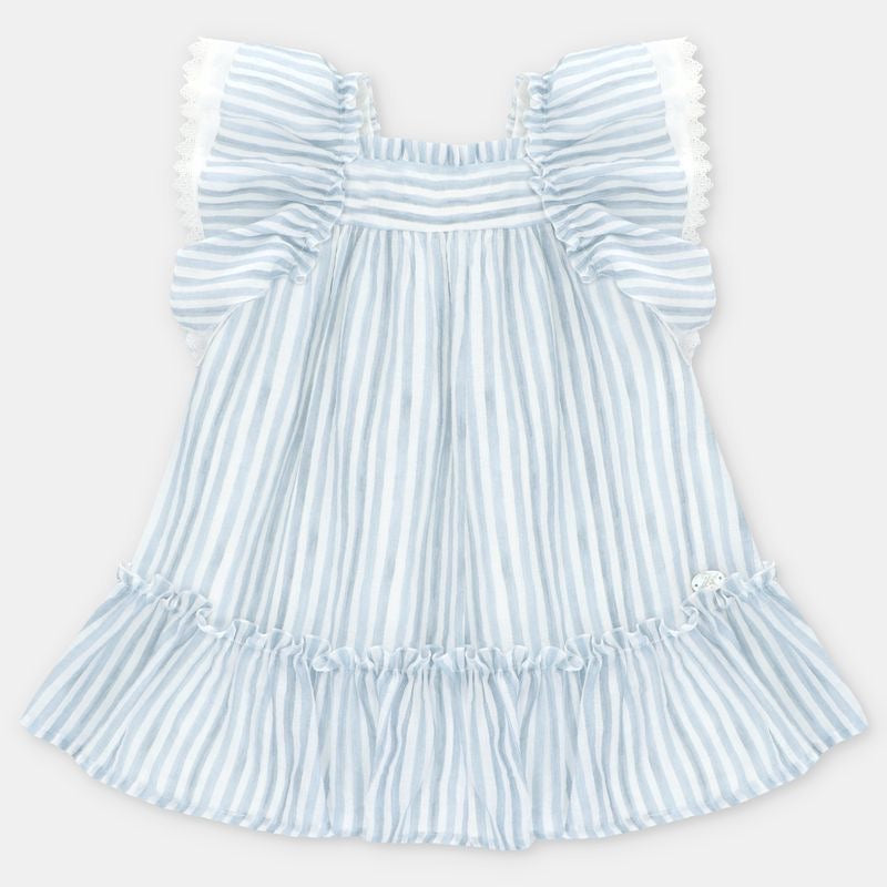 VESTIDO TELA VOILE RAYA NIÑA