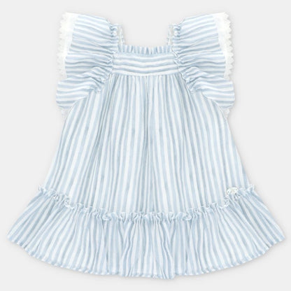 VESTIDO TELA VOILE RAYA NIÑA