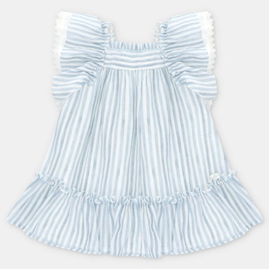 VESTIDO TELA VOILE RAYA NIÑA