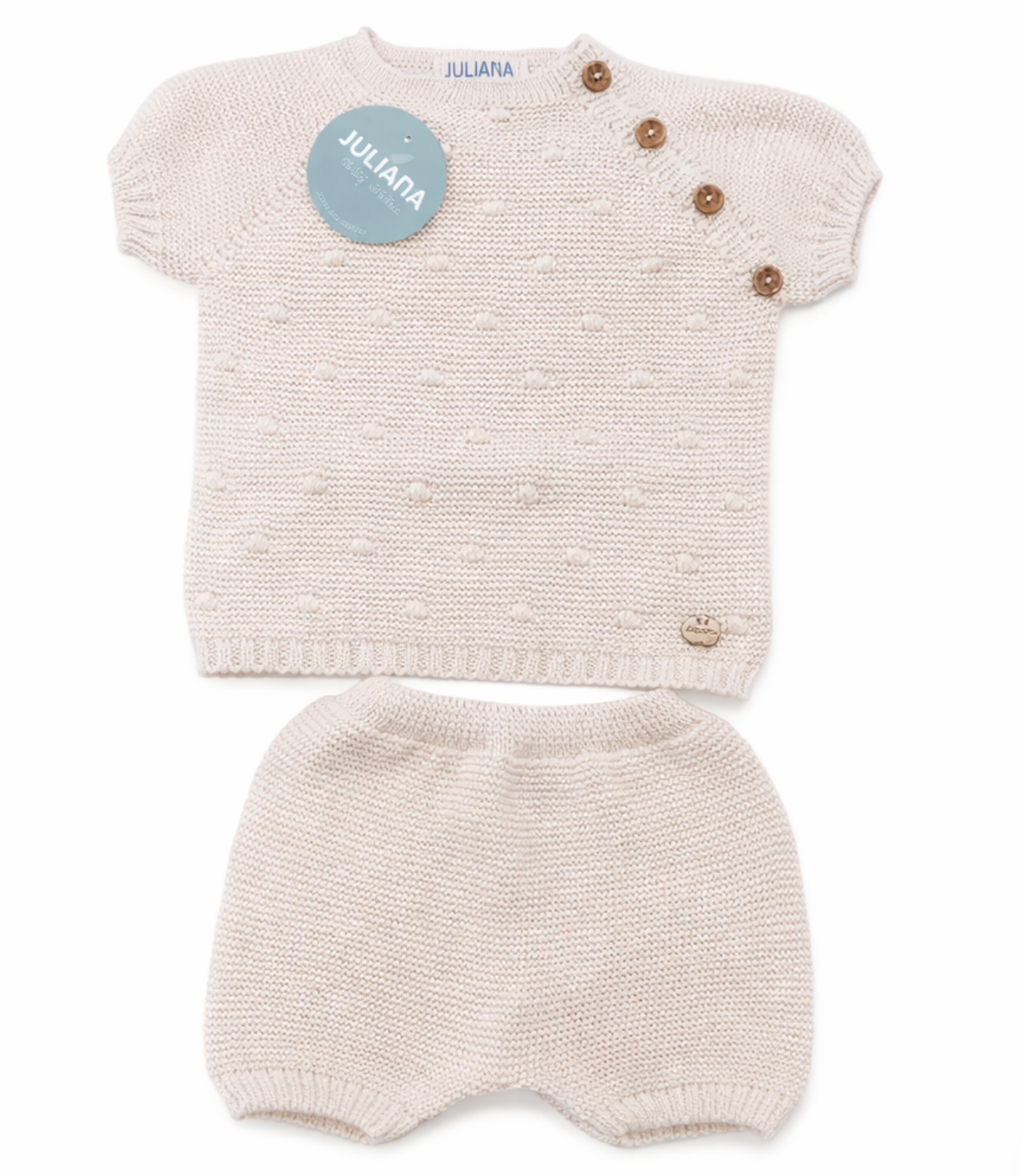 CONJUNTO PANTALON PUNTO BODOQUES CRUDO