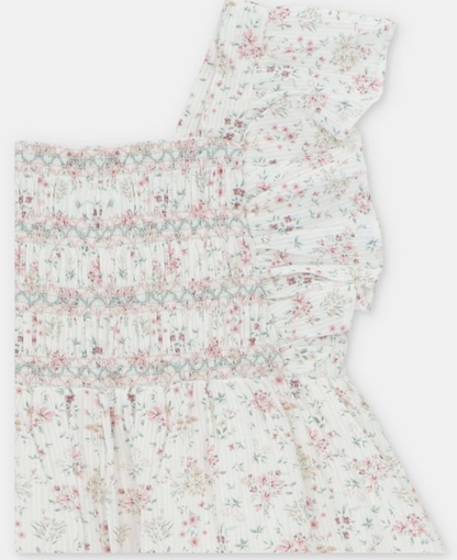 VESTIDO TELA PUNTO SMOCK NIÑA