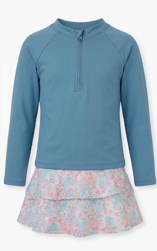 CONJ. BERMUDA ESTAMPADA NIÑO ROSA
