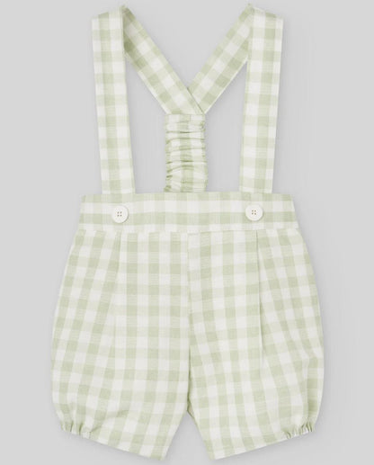 CONJUNTO SHORT CUADROS NIÑO