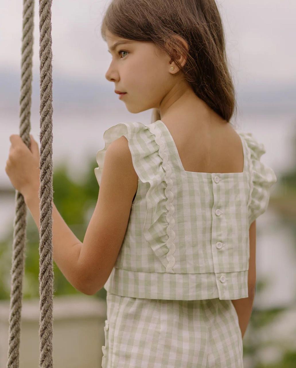 CONJUNTO CUADROS VERDE NIÑA