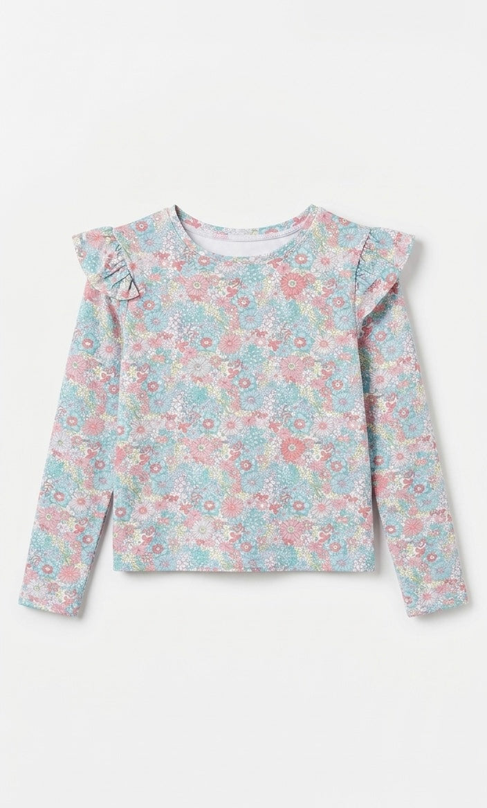 CAMISETA NIÑA CORAL ROSA