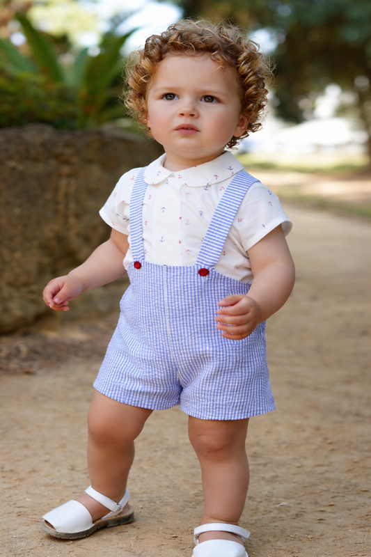 CONJUNTO CAMISA Y PETO ANCLAS