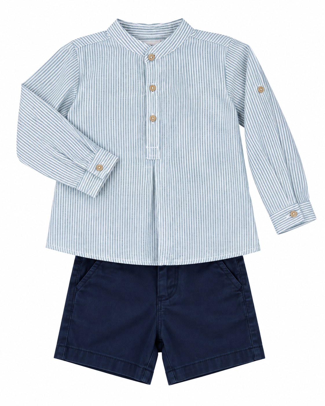 CONJ. CAMISA TELA NIÑO MILTON