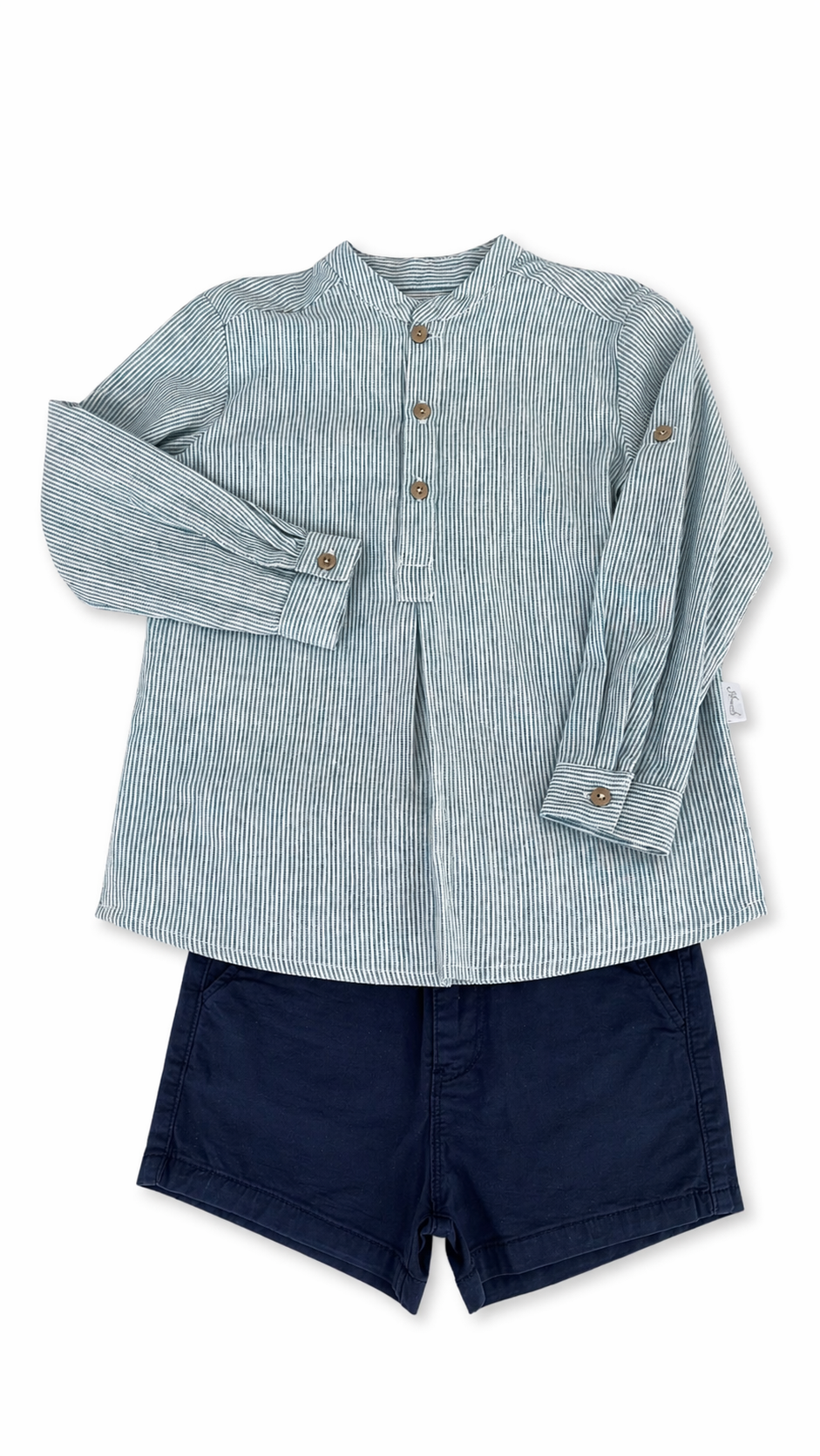 CONJ. CAMISA TELA NIÑO MILTON